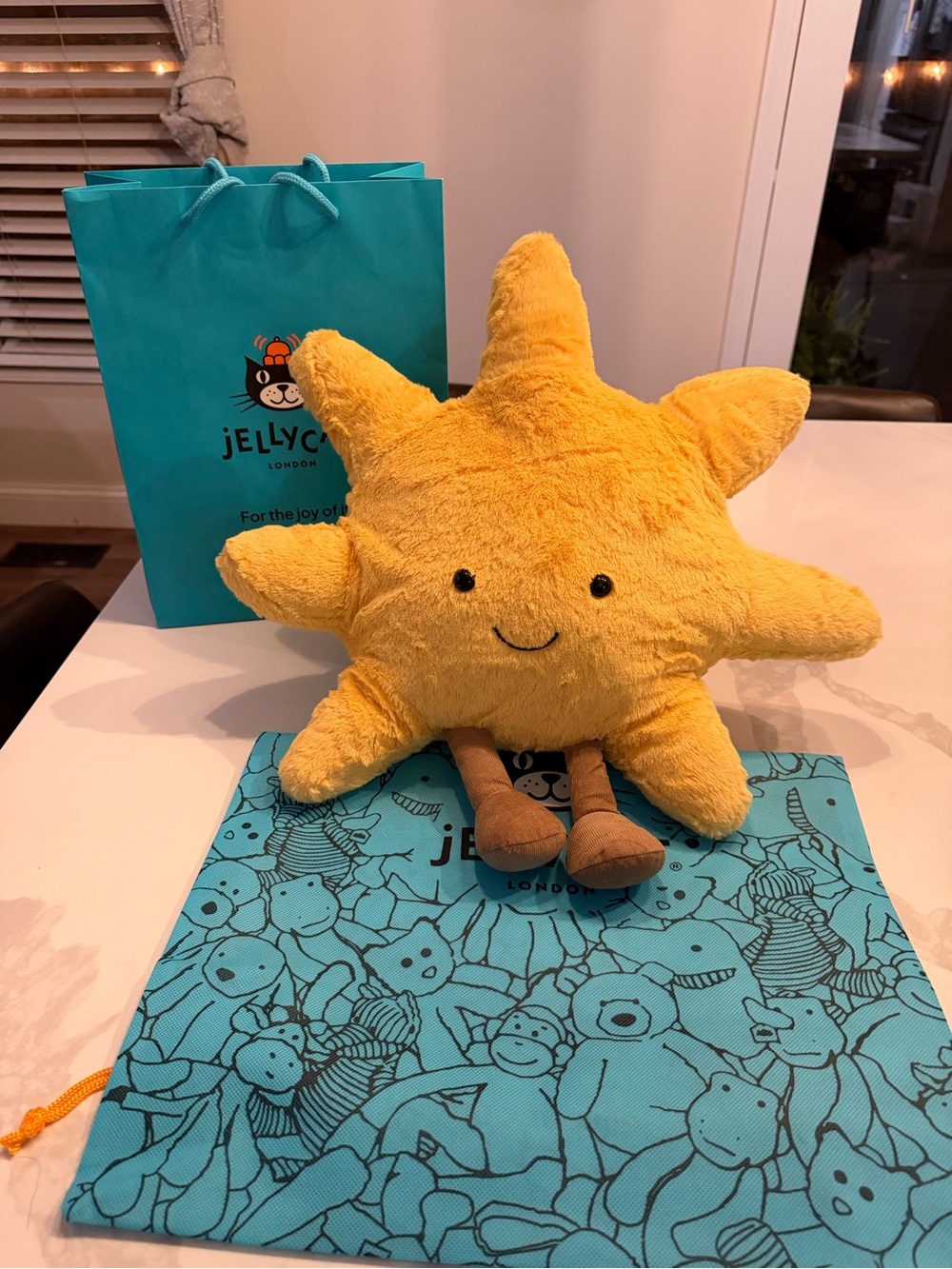 AUTHENTIC Jellycat HUGE amuseables sun 18”